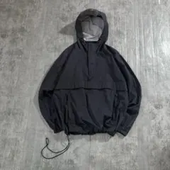 90s old UNIQLO anorak jacket black tech