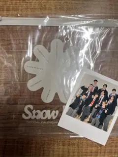 Snow Manカレンダー特典 ポーチ:ポラロイド風カード