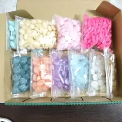 大理石風ビーズ　ミックス①