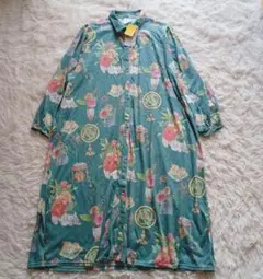 【未使用・タグ付】ScoLar スカラー　森　総柄　ロング　マキシ　ワンピース