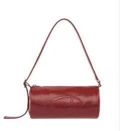 emis EMBOSSED BARREL BAG レッド　赤