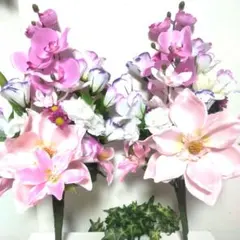 値下げ無し❌お墓用 雨に強い造花 供花 仏花 セット 胡蝶蘭 - メルカリ