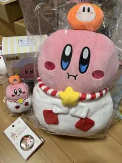 郵便局限定　星のカービィ おもちもちもちクッション（ほおばり）売り切れ 郵便局限定 星のカービィ おもちもちもちクッション（ほおばり