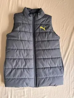 平日限定値下げ！PUMA ブルーグレー中綿ベスト