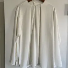 Mila Owen ホワイト 長袖ブラウス M