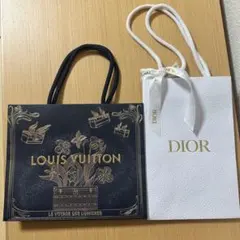 LOUIS VUITTON(2025年クリスマス限定）＆Diorショッパーセット
