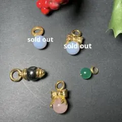 ペンダントトップ　天然石　5点　イヤリング/ピアスにも