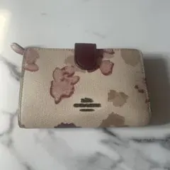 COACH 二つ折り財布 花柄 フラワー レディース コーチ コンパクト財布