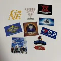 GENERATIONS ステッカー9枚セット
