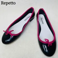 Repetto サンドリオン パテントレザー パープル 36 - メルカリ