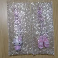 サンリオ　キティ　ミニチュアキルトシリーズ　シークレットキーホルダー