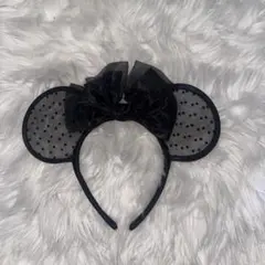 ディズニーミニーちゃんレースカチューシャ