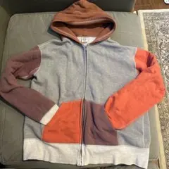 BARNS OUTFITTERS クレイジーパターン ジップパーカー Lのサムネイル