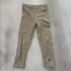 ベージュ無地レギンス POLObaby