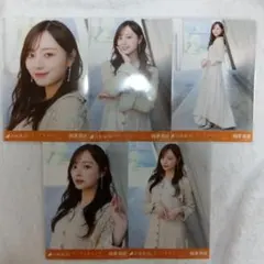 乃木坂46 梅澤美波 生写真 ネーブルオレンジ 個別生写真 5種コンプ！