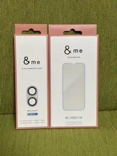 iPhone16 フレーム付きおしゃれフィルムとカメラレンズカバーセット