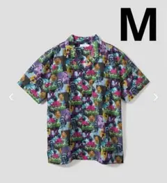 グラニフ　tシャツ　傘をさした男　ビッグシルエットオープンカラーシャツ　新品　Mのサムネイル