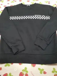 ブラックチェッカートレーナー 150　GU