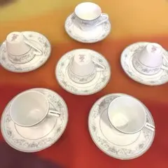 Noritake 2600 Noble カップ＆ソーサー 6セット