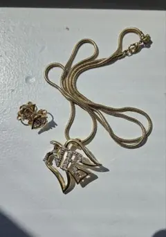 NINA RICCI　ネックレス+イヤリングセット