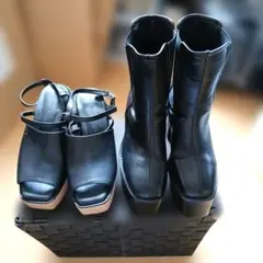 AZUL by moussy 厚底 サンダル サイドゴアブーツ