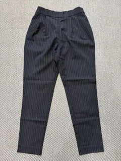 GLOBALWORK ネイビーストライプ スラックス S