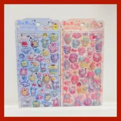 うるちゅるポップシール　サンリオ　ハピダンブイ　キティ　ポムポムプリン　キキララ