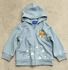 トイストーリーホテル限定 キッズパーカー100アンディ部屋柄 美品 ディズニー