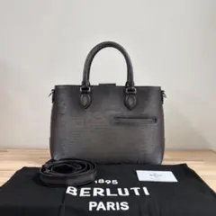 極美　Berluti トゥジュールXS スクリットレザー　2wayバッグのサムネイル