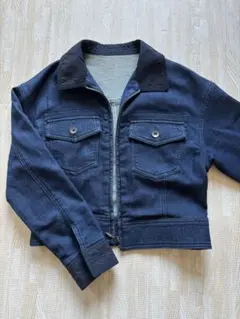 ダークブルー デニムジャケット レディース ジャケット