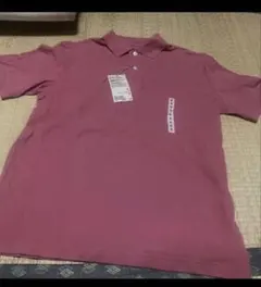 新品　未使用　無印良品　半袖　ポロシャツ S 洗いざらし　鹿の子編み