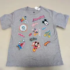 【新品タグ付】キッズ ディズニー キャラクターTシャツ 半袖 グレー 140相当のサムネイル