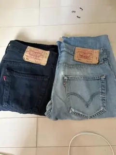 Levi’s リーバイス 501 デニムパンツ 2本セット ハーフパンツのサムネイル