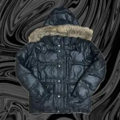 Y2K グランジ　NOTA BENE ファーダウンジャケット　※説明欄必読