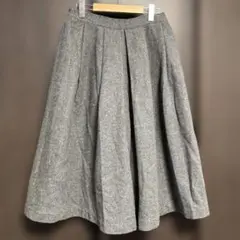 ina イナ　ワイドパンツ　キュロットパンツ　日本製　プリーツパンツ