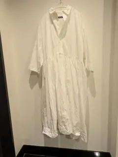 美品✨25ss Veritecoeur ヴェリテクールグレンチェックワンピース麻