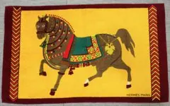 限定値下げ⚠️エルメス　ビーチタオル　148×90㌢　大判タオル　ラグ　バスタオルのサムネイル