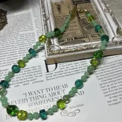 イタリア製ヴェネツィアンガラスのネックレス 455