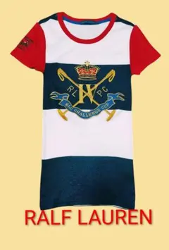 RALPH LAUREN刺繍半袖TシャツM