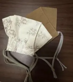 立体布マスク　ハンドメイド