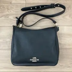 COACH ブラック ショルダーバッグ