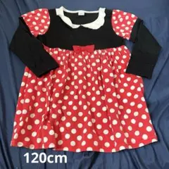Disney ミニーマウス風 ワンピース 120cm