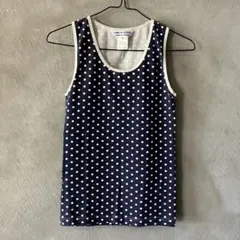 コムコムcomme des garcons ドット柄タンクトップＳ
