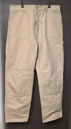 carhartt ダブルニー ベージュ 34×32 ワークパンツ ペインター