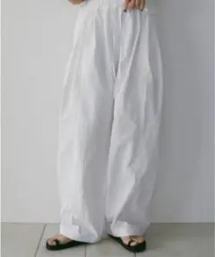 anuke Volumetuck Cocoon Pants PINK 38 - メルカリ