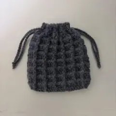ハンドメイド　巾着ポーチ