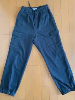 GLOBAL WORK ブラックカーゴパンツ 150