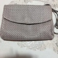 メッシュレザー ショルダーバッグ グレー、ランセル藤バッグのサムネイル