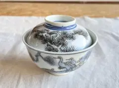 伊万里焼 有田焼 蓋付 小碗 4客 まとめ 年代物 当時物 骨董 長期保管品