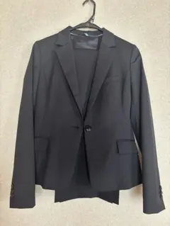 美品　グリーンレーベルリラクシング　黒　ビジネススーツ パンツスーツ上下40 2026年最新】green label relaxing レディース ビジネス パンツスーツ